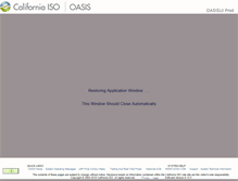 Tablet Screenshot of oasis.caiso.com
